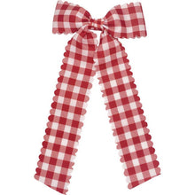 Load image into Gallery viewer, Gingham Long-tail bow