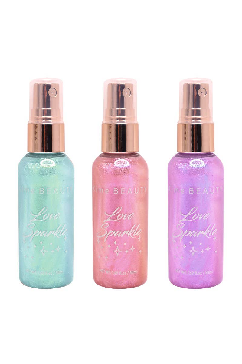 Xime Beauty Body Shimmer 3pc Spray Set