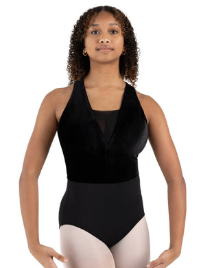 CAPEZIO VELVET FOREST FIR LEOTARD- 12232W