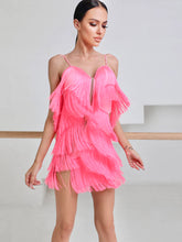 Load image into Gallery viewer, ZYM Body Twist Fringe Dress #2118 (Adult)