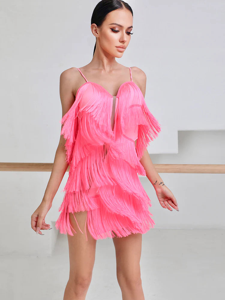 ZYM Body Twist Fringe Dress #2118 (Adult)